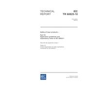 IEC/TR 60825-10 Ed. 1.0 en:2002, Safety of laser products - Part 10: Application guidelines and explanatory notes to IEC 60825-1