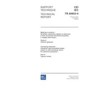 IEC/TR 60893-4 Ed. 1.0 b:2003, Insulating materials - Industrial rigid laminated sheets based on thermosetting resins for electrical purposes - Part 4: Typical values