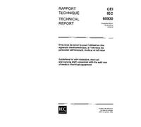 IEC/TR 60930 Ed. 1.0 b:1988, Guidelines for administrative, medical, and nursing staff concerned with the safe use of medical electrical equipment