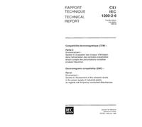IEC/TR 61000-2-6 Ed. 1.0 b:1995, Electromagnetic compatibility (EMC) - Part 2: Environment - Section 6: Assessment of the emission levels in the power ... regards low-frequency conducted disturbances