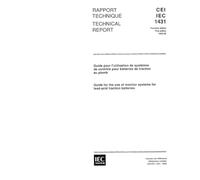 IEC/TR 61431 Ed. 1.0 b:1995, Guide for the use of monitor systems for lead-acid traction batteries