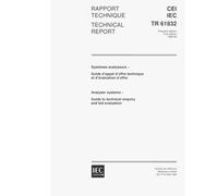 IEC/TR 61832 Ed. 1.0 b:1999, Analyser systems - Guide to technical enquiry and bid evaluation