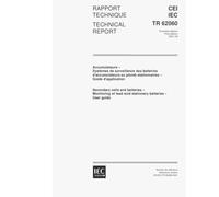 IEC/TR 62060 Ed. 1.0 b:2001, Secondary cells and batteries - Monitoring of lead acid stationary batteries - User guide