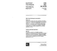 IEC/TS 60034-18-33 Ed. 1.0 b:1995, Rotating electrical machines - Part 18: Functional evaluation of insulation systems - Section 33: Test procedures ... Endurance under combined thermal and electri