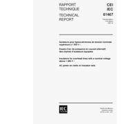 IEC/TS 61467 Ed. 1.0 b:1997, Insulators for overhead lines with a nominal voltage above 1000 V - A.C. power arc tests on insulator sets