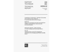 IEC/TS 62056-52 Ed. 1.0 b:1998, Electricity metering - Data exchange for meter reading, tariff and load control - Part 52: Communication protocols ... line message specification (DLMS) server
