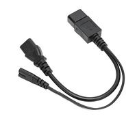IEC320 C14 macho para C13 C7 Cable de Red Impermeable C7 Beneficio para Proyectores 32 Cm Longitud, 10A Y Splitter Network Cable para Altavoces