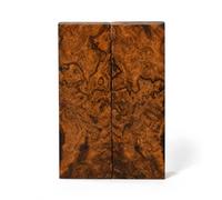 IECAP LLC Bookmatched Ironwood (Burl Ball Pattern) - Báscula de mango de cuchillo - Materiales del mango del cuchillo - Tamaño 5 1/8 x 1 3/4 x 1/2 pulgadas - 1 par
