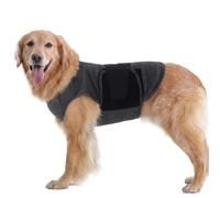 IECOii Chaleco para perro para ansiedad, camisa elástica y calmante para tormentas eléctricas para aliviar el estrés y el miedo de las tormentas, transpirable y ligero, chaqueta transpirable para la