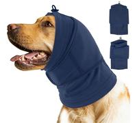IECOii Envoltura de hematoma para orejas de perro, capucha calmante para mascotas, para baño, alivio de la ansiedad y protección contra el ruido, envolturas para las orejas sin agitación, fundas
