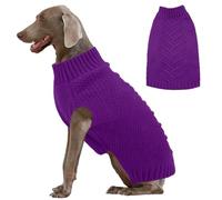IECOii Jersey para perros grandes, suéter XXL para perros cálido, chaleco para el invierno, suéter de punto para perros, suéter para perros grandes, para chicos y chicas, Golden Retriever, Pitbull