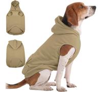 IECOii Sudadera con capucha para perro, sudadera de forro polar para perros de otoño, suéteres cálidos para mascotas para perros medianos, niños y niñas, sudadera con capucha para perros medianos