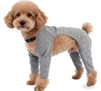 IECOii Traje de recuperación para perro, protector elástico para patas de perro después de la cirugía, fácil de llevar, camisa médica para perros, manga de protección antilamidos, traje de
