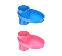 IEEDFJKK 2 portavasos para cochecito, una forma práctica de sostener la bebida mientras se pasea, almohadilla antideslizante que también garantiza que los aperitivos no sean fáciles