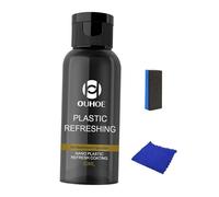 IEEDFJKK Agente revitalizante de revestimiento de plástico. Restaurador molduras interiores automóviles. Agente recauchutador piezas plástico vinilo caucho brillante. Puede opacar el , 50 ml