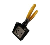IEEDFJKK Cortador de Fotos de pasaportes, Tarjetas de identificación, licencias, etc. Herramienta Manual diseñada para facilitar el Corte de Fotos y álbumes, Negro Amarillo, 35mm