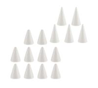 IEEDFJKK Creatividad con Conos de Espuma para Manualidades. Pequeñas Manualidades DIY. Conos de Espuma Blancos. Actividades navideñas para familias. Moldes poliestireno para Adornos para