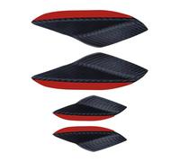 IEEDFJKK El juego de alerón y difusor divisor de labios parachoques delantero mejora el aspecto general del vehículo al tiempo que ofrece características confiables, Patrón fibra carbono