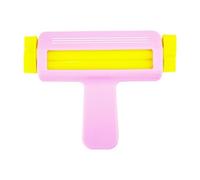 IEEDFJKK Máquina prensadora de papel compacta con mango ergonómico para manualidades, rodillo texturizador para tarjetas navideñas, scrapbooking, máquina de repujado, manualidades artísticas, álbumes