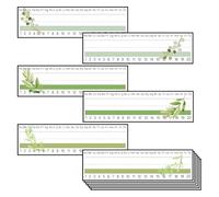 IEEDFJKK Papel con borde de tablero de estilo creativo, colores surtidos temporada con pegatinas decorativas impresionantes, tipo+4