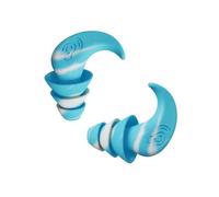 IEEDFJKK Tapones para los oídos de silicona insonorizados para nadar y dormir, tapones para los oídos de goma antiruido, Protector para los oídos para dormir, 2 unidades, azul