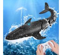 IEEILULU Ballena Teledirigido, 2.4GHz RC Barco Con USB, Lancha Simulación Recargable, Juguete Acuático, Eléctrico Regalo Para Niños Mayores de 6+ Años Piscina