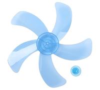 IEFIEL 5 Piezas 16 Pulgadas Aspas Hojas Plásticas para Ventilador de Techo, Pie y Mesa - Repuestos Azules