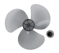 IEFIEL 5Piezas 16 Inches Aspas Hojas Plásticas de Ventilador para Ventilador de Techo Ventilador de Pie Ventilador de Mesa Repuestos Ventilador Gris 12 Inch