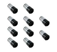 IEFIEL Aros Protectores Amortiguadores Lote De 10 Unidades, Colores Variados, Accesorios Prácticos Para Palos De Golf De Uso General Gris 10Pcs Talla única
