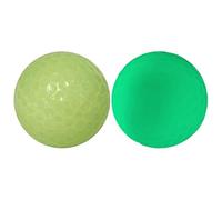 IEFIEL Bola de Golf Brillante absorción lumínica instantánea Apta para práctica y competición Nocturna 2 Piezas Talla única