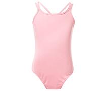 IEFIEL Maillot de Danza Clásico para Niña Body Ballet de Tirante Ajustado de Patinaje Deportes Leotardo Gimnasia Rítmica Disfraz de Bailarina 3-14 Años Rosa 8-10 años