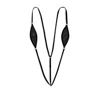 IEFIEL Micro Bikini Mujer Sexy Teeny Weeny Sling Shot Traje de Baño Una Pieza Teddy Body G-String Slingshot Thong Bikini Beach Swimsuit Negro One Size