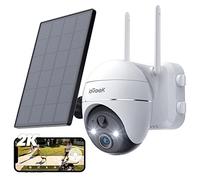 ieGeek 2K 15000mAh Batería Camara Vigilancia WiFi Exterior, Camara de Seguridad Exterior Puede Girar 360 °/ Inclinarse,Detección de Movimiento PIR, Visión Nocturna a Color, Alarma de Luz y Sonido
