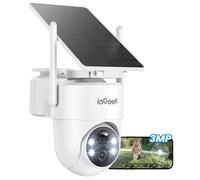 ieGeek 2K - Cámara de vigilancia WiFi Exterior inalámbrica Solar