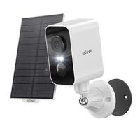 ieGeek 2K Magnética Camara Vigilancia WiFi Exterior/Interior Solar, 300°Vista Panorámica, Camaras de Vigilancia con 5200mAh Batería Recargable, 10M Visión Nocturna Color, PIR Detección Móvil, IP65