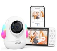 ieGeek 5.5" 2.5K/4MP Camara Vigilancia Bebe WiFi