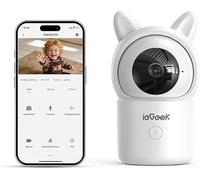 ieG mara Vigilancia Bebés 1080P con Pantalla 5", Baby Monitor con Vista 360° PTZ, Vigilabebés con App Móvil, Detección Movimiento y Llanto, Audio Bidireccional, Visión Nocturna