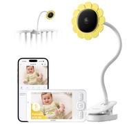 ieG mara Vigilancia Bebes con Soporte 5" 1080P, Baby Monitor con Detección Movimiento y Llanto, Audio Bidireccional, Visión Nocturna, Temperatura, Regalo Recién Nacidos