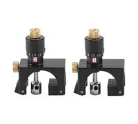 Iegefirm 2 cuchillas de cepilladora ajustables, calibrador, calibrador, medidor de medición para carpintería