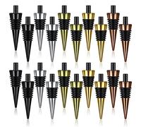 Iegefirm 20 tapones vacíos para con postes roscados de metal para vino