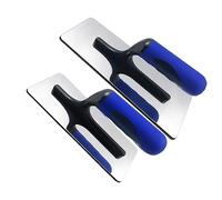 Iegefirm de yeso veneciana de acero inoxidable, 2 unidades, herramientas de mano para pintar, enyesar, acabado, reutilizable, duradero, fácil de usar