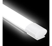 IEGLED 4PCS Tubo 120CM, 36W 4000LM, IP65 Impermeable Fluorescente Led, Lámpara Regleta para Garaje, Oficina, Sótano, Taller, Cocina, Baño, Almacén, Blanco Natural 4000K