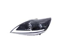 IEJPEQWW Luces de coche Compatible con Ford Focus 2009-2013, dinámicos, configuración automática, conjunto de faros, actualización de lente de proyector, accesorio DRL(High L-ED)