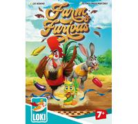 IELLO FRANCE Farm & Furious - Juego de Cartas de Carreras de Animales, niños y F