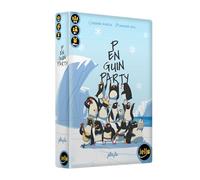 IELLO Penguin Party | Juego de Cartas Estratégico Familiar | Construcción de Pirámide Colores | Reiner Knizia | 2 a 6 Jugadores | 8+ | 30 Min