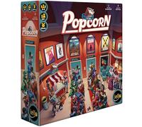 IELLO: Popcorn - Juego de mesa de construcción de bolsas y colocación, administra un cine, atrae invitados de cine, juego competitivo, familia a partir de 10 años, 2-4 jugadores