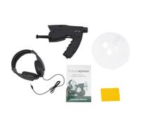 ieLsngai Micrófono direccional parabólico, oído biónico de larga distancia, para pájaros, amplificador de sonido, micrófono parabólico monocular con 8 aumentos, distancia de escucha direccional y de