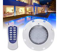 ieLsngai Todoeléctrico Bombilla LED de Superficie, LED Foco RGB Piscina Iluminación de Piscina Iluminación de Estanque para Piscina Impermeable IP68 Sumergible AC12V 45W RGB