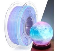 IEMAI Filamento PETG 1.75mm 1Kg, Arcoíris PETG Translúcido Azul y Morado, Alta Velocidad Impresora 3D Filamento, Precisión Dimensional +/- 0.02mm