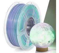 IEMAI Filamento PETG 1.75mm 1Kg, Arcoíris PETG Translúcido Verde y Morado, Alta Velocidad Impresora 3D Filamento, Precisión Dimensional +/- 0.02mm